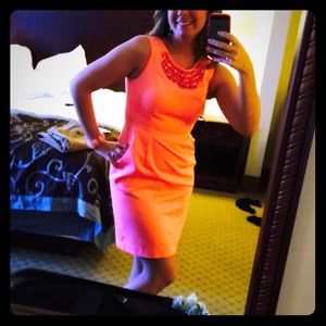 Beautiful coral  Shoshanna dress
